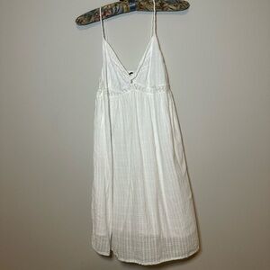 Zara Cream Textured Dress